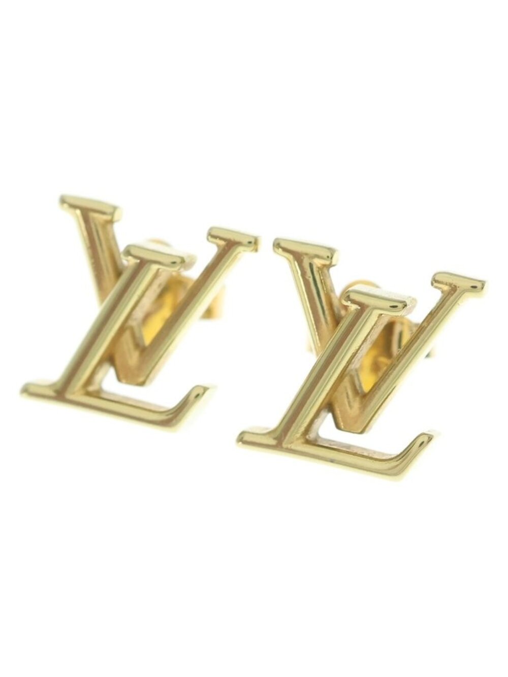 Louis Vuitton LV Iconic Earrings Boucles D'oreilles Gold